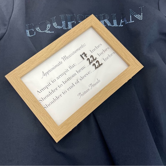 Shockemohle Navy Studded Embroidered Aluna Long Sleeve Top - Picture 9 of 9